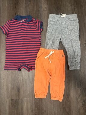 Boys Romper and Joggers 18 months